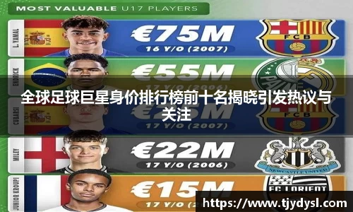全球足球巨星身价排行榜前十名揭晓引发热议与关注